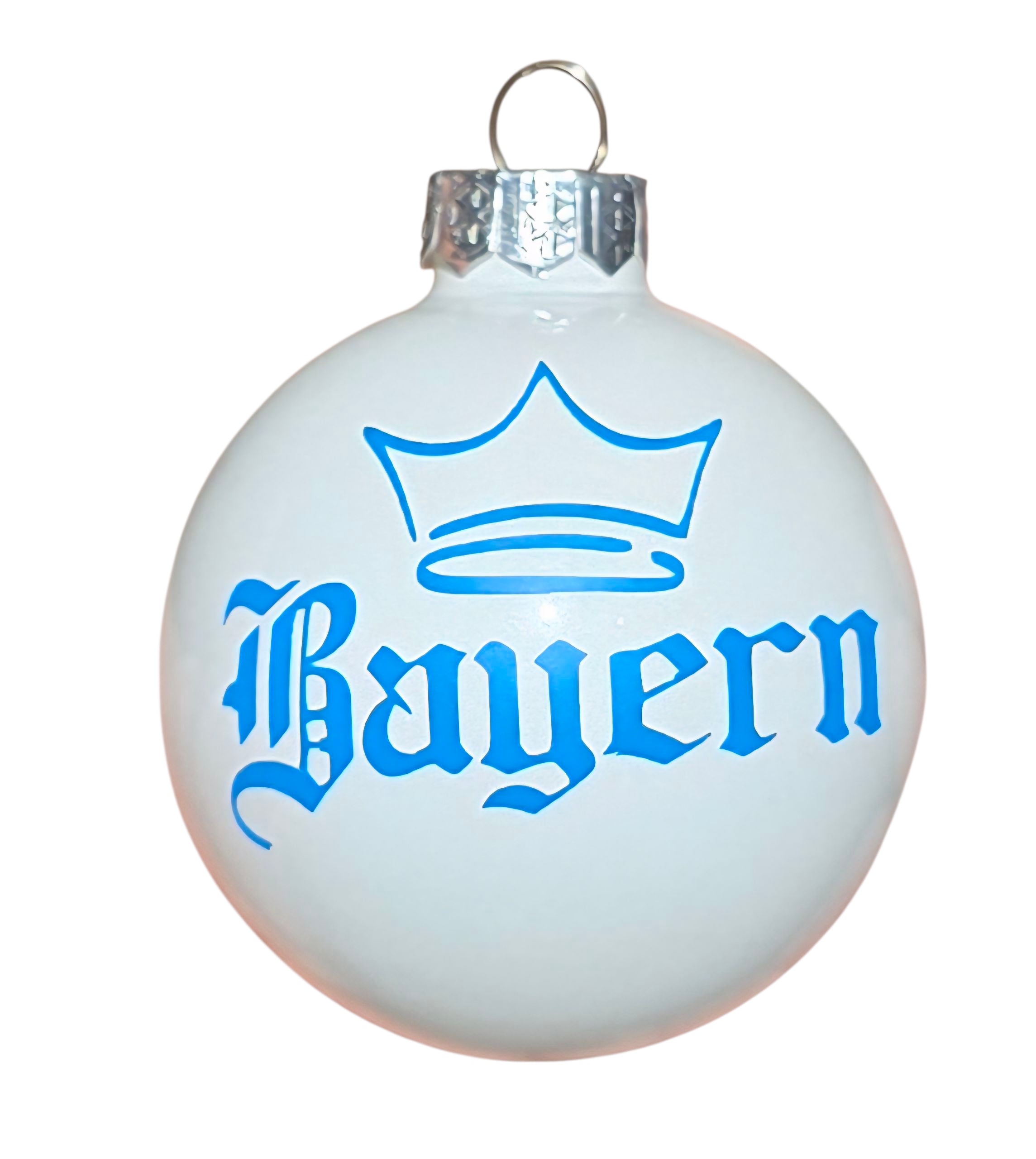 Christbaumkugel Bayern Glas 6cm