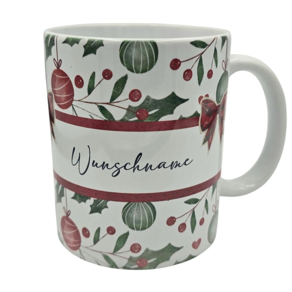 Weihnachts-Tasse Keramik  personalisiert 330ml