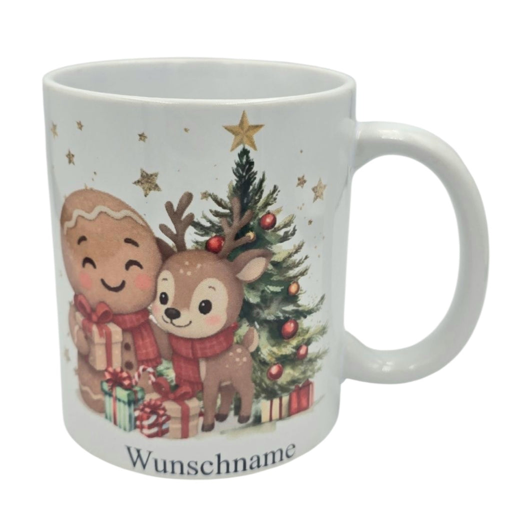 Weihnachts-Tasse Keramik  personalisiert 330ml