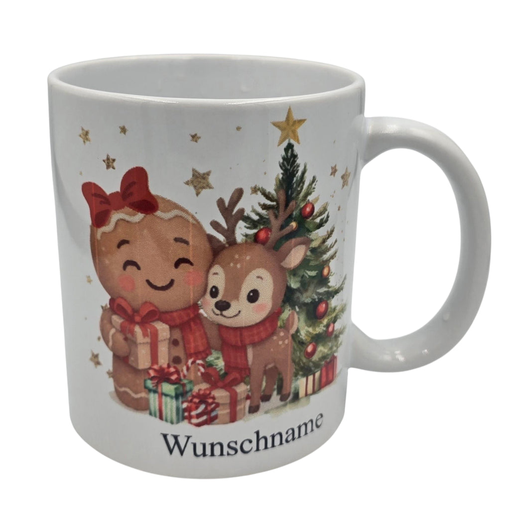 Weihnachts-Tasse Keramik  personalisiert 330ml
