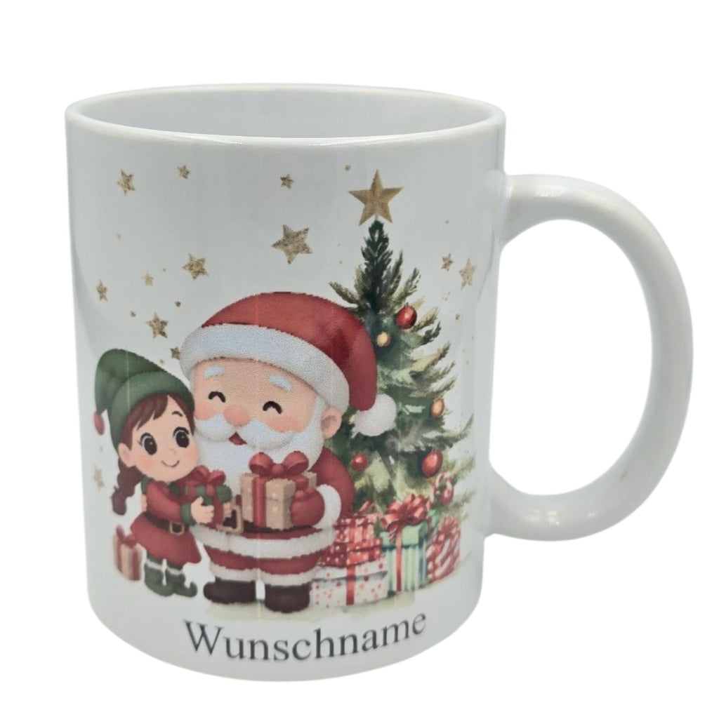 Weihnachts-Tasse Keramik  personalisiert 330ml