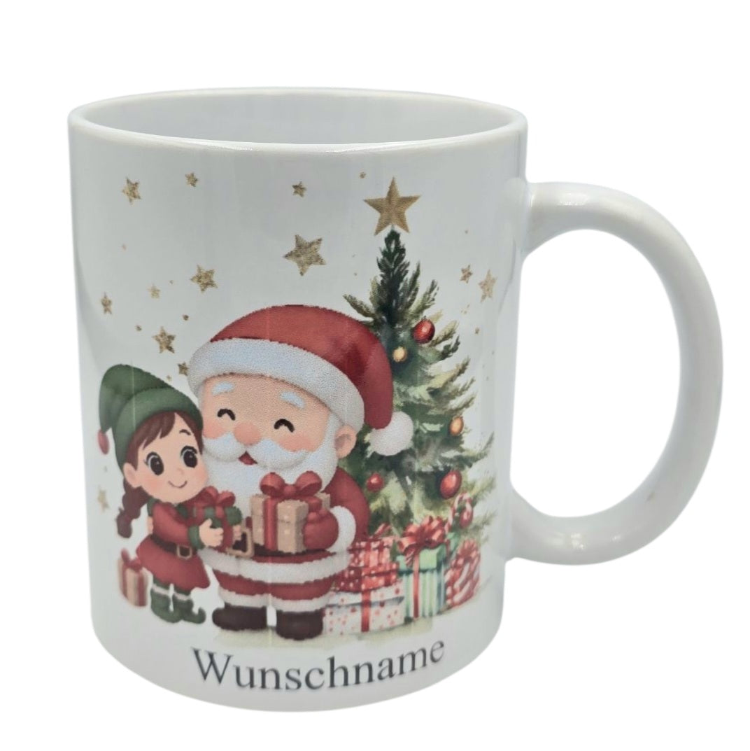 Weihnachts-Tasse Keramik  personalisiert 330ml