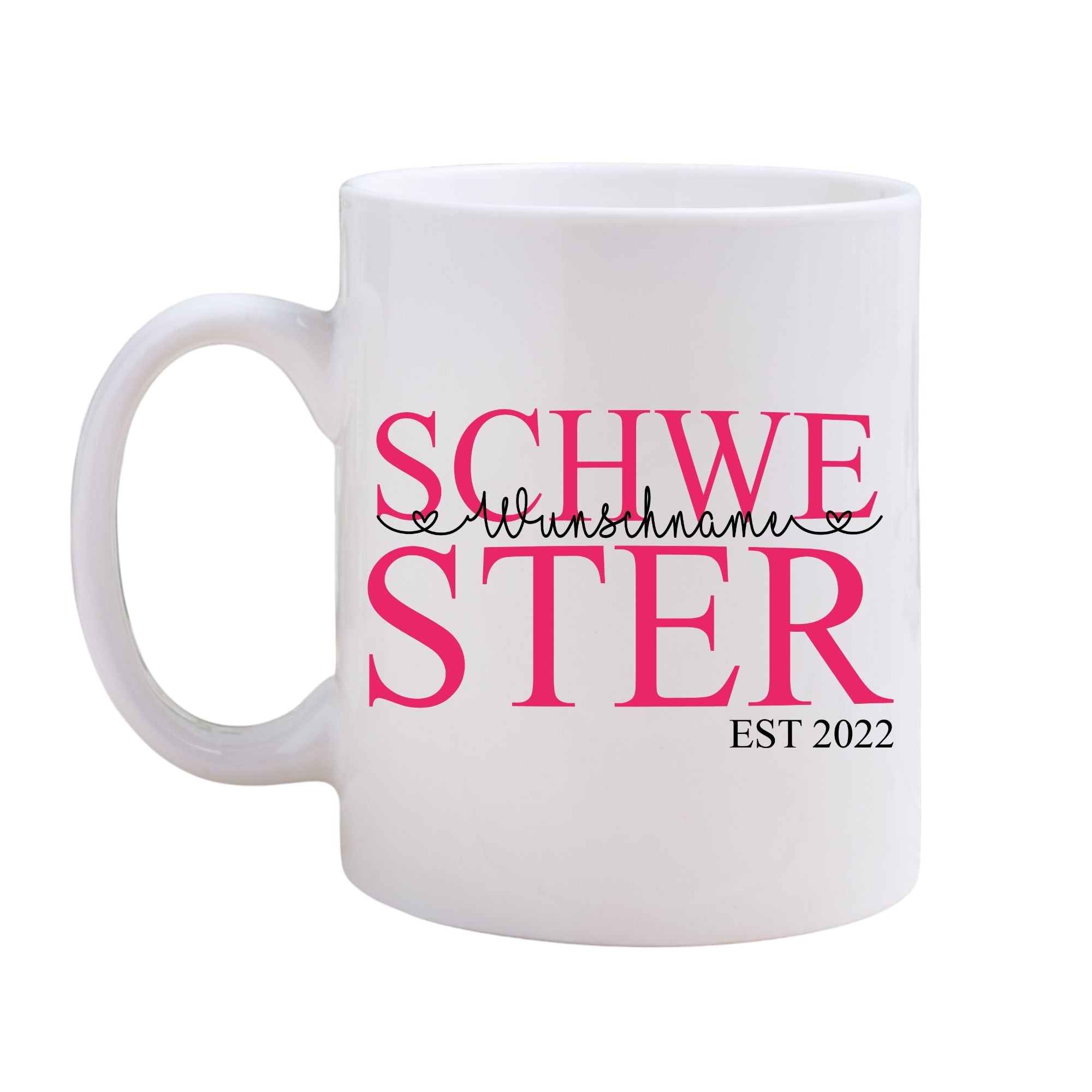 Tasse Keramik Wunschtext personalisiert 330ml