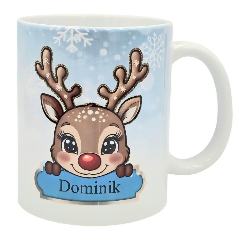 Weihnachts-Tasse Keramik  personalisiert 330ml