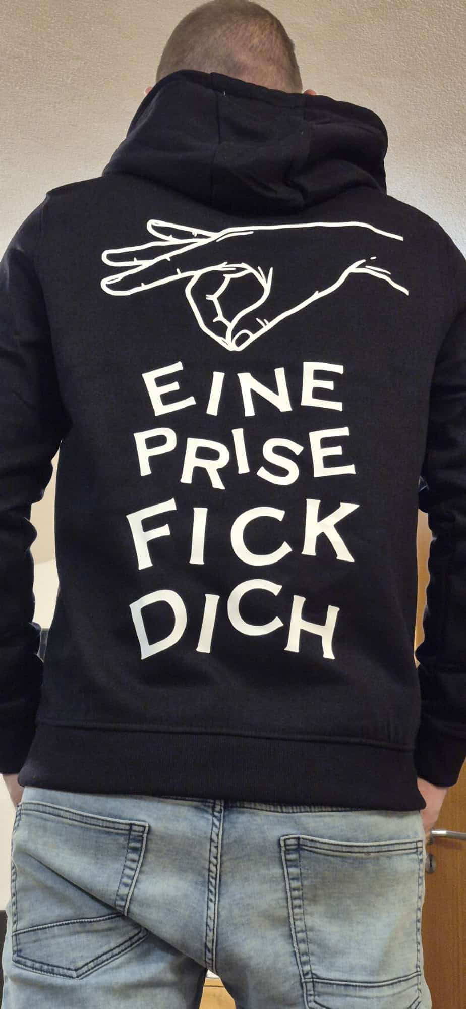 Eine Prise Fick Dich – Statement Hoodie