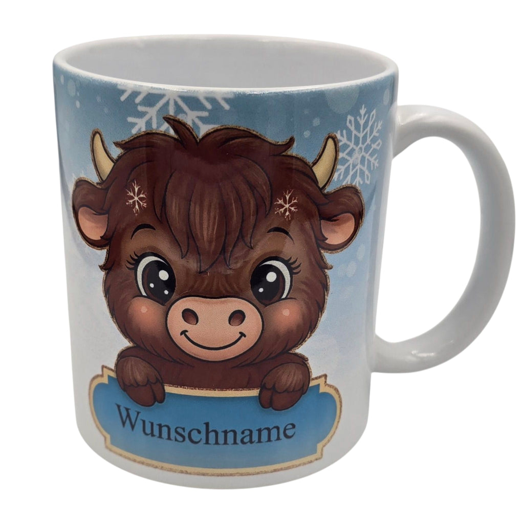 Weihnachts-Tasse Keramik  personalisiert 330ml